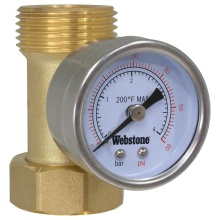 Nibco H-7-G304W-60 - 1 GFU x GMT PRSR GAUGE FTG (60PSI)