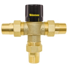 Nibco H-74273W - 3/4 MIP TMV - HIGH TEMP W/CHECK