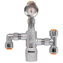 Nibco H-77610W-TG - 1/4 Psh Tmv With Ck - Fittings & Gauge