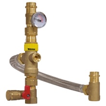 Nibco H-78323W - 3/4 PRS Whtv With Gauge, Drct Cnct Vlv