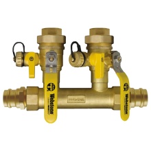 Nibco H-88354-43 - 1 1/4 PRS X 1 Hydro-Core Dbl Bl Drn Kit