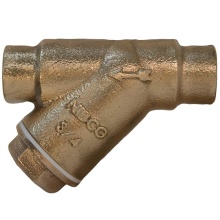 Nibco NJ2RB06 - S222B 1/2 PERF SS SOLID CAP BRZ STRNR