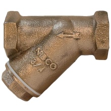 Nibco NL2RB0C - T222B 11/2 PERF SS SOLID CAP BRZ STRNR