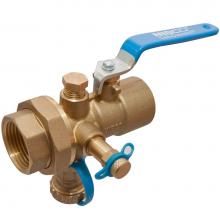 Nibco NL3X30A - T1830 1 THD END COMBO BV W/DRAIN
