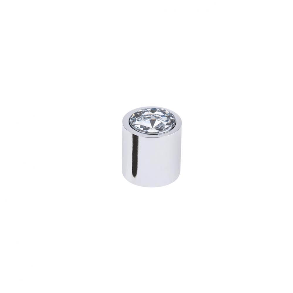 Contemporary Swarovski Crystal and Metal Knob - 217