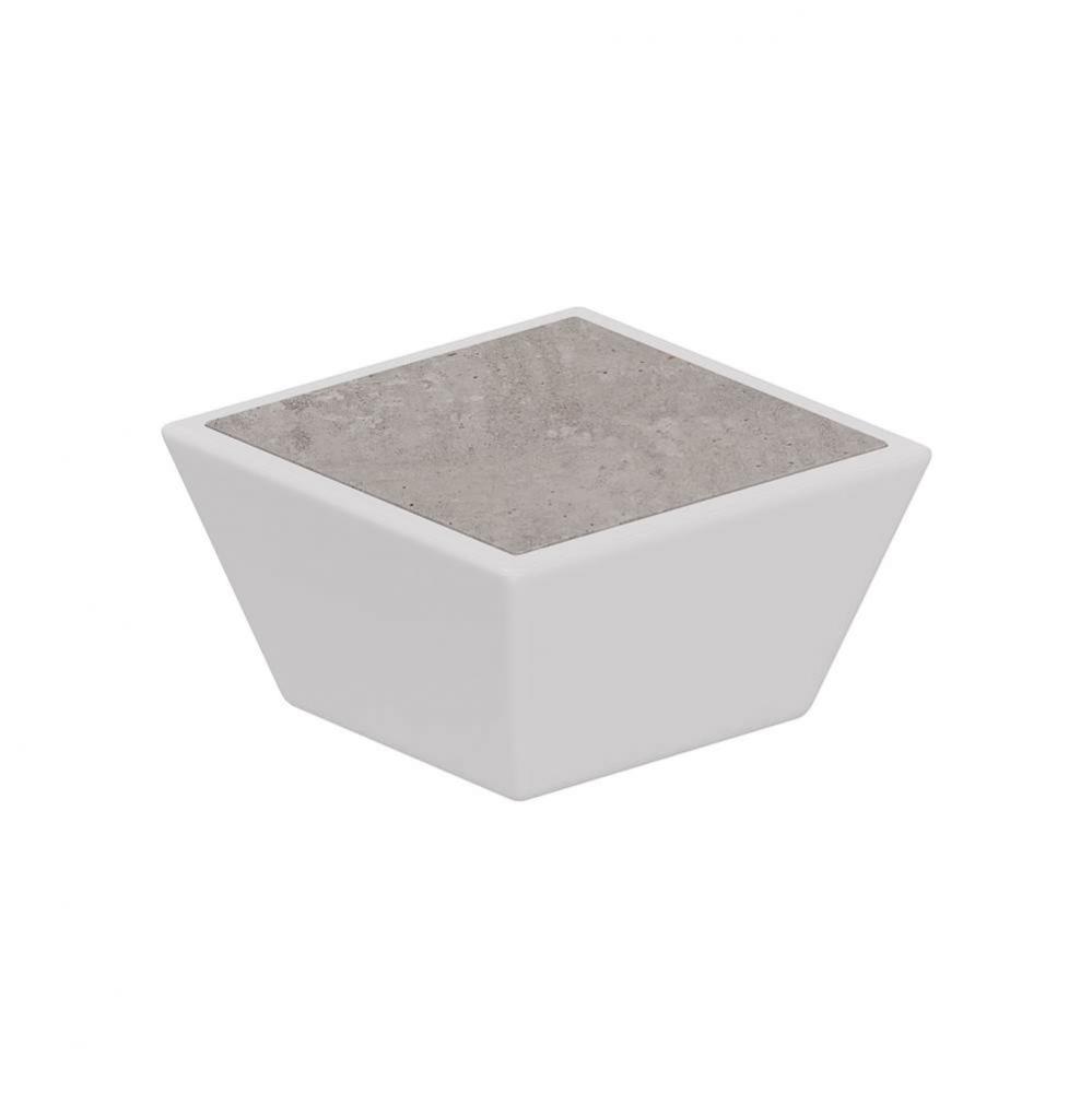 Contemporary Metal and Concrete Knob - 5858