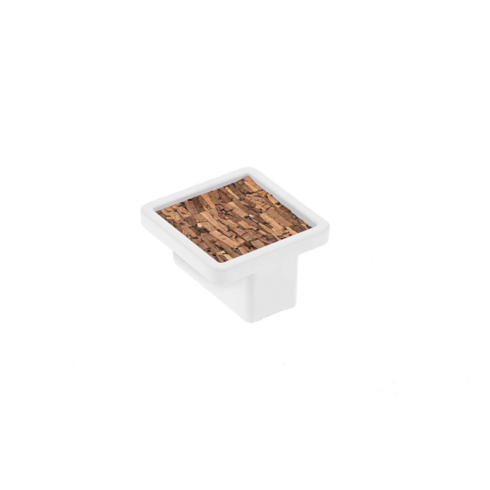 Contemporary Metal and Cork Knob - 5518