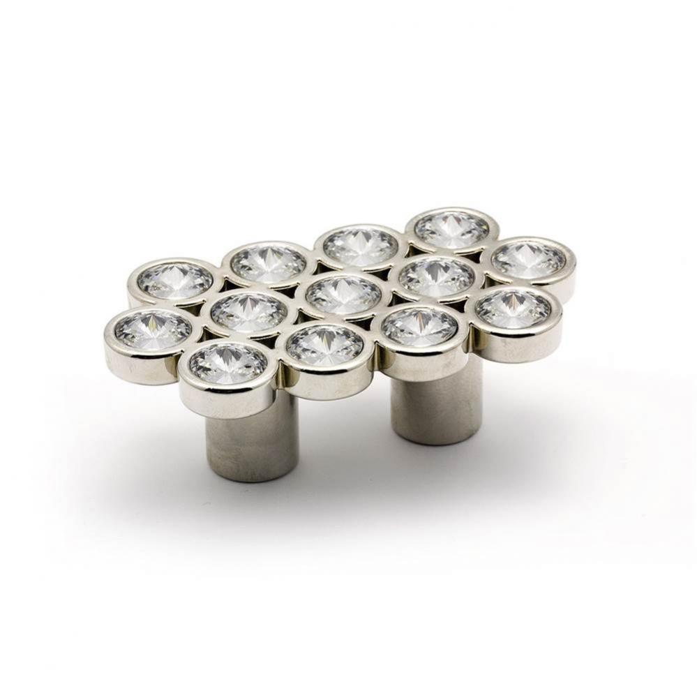 Contemporary Swarovski Crystal and Metal Pull - 3078