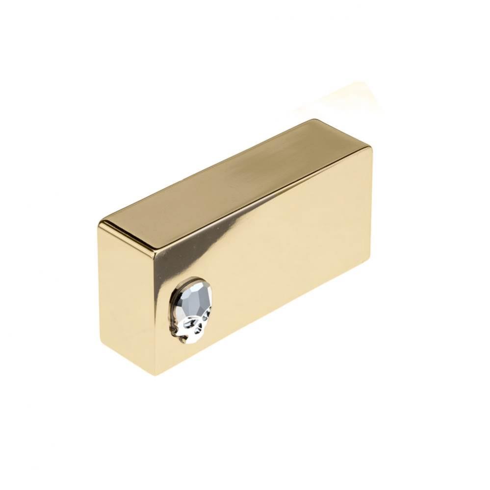 Contemporary Metal and Crystal Pull - 5495