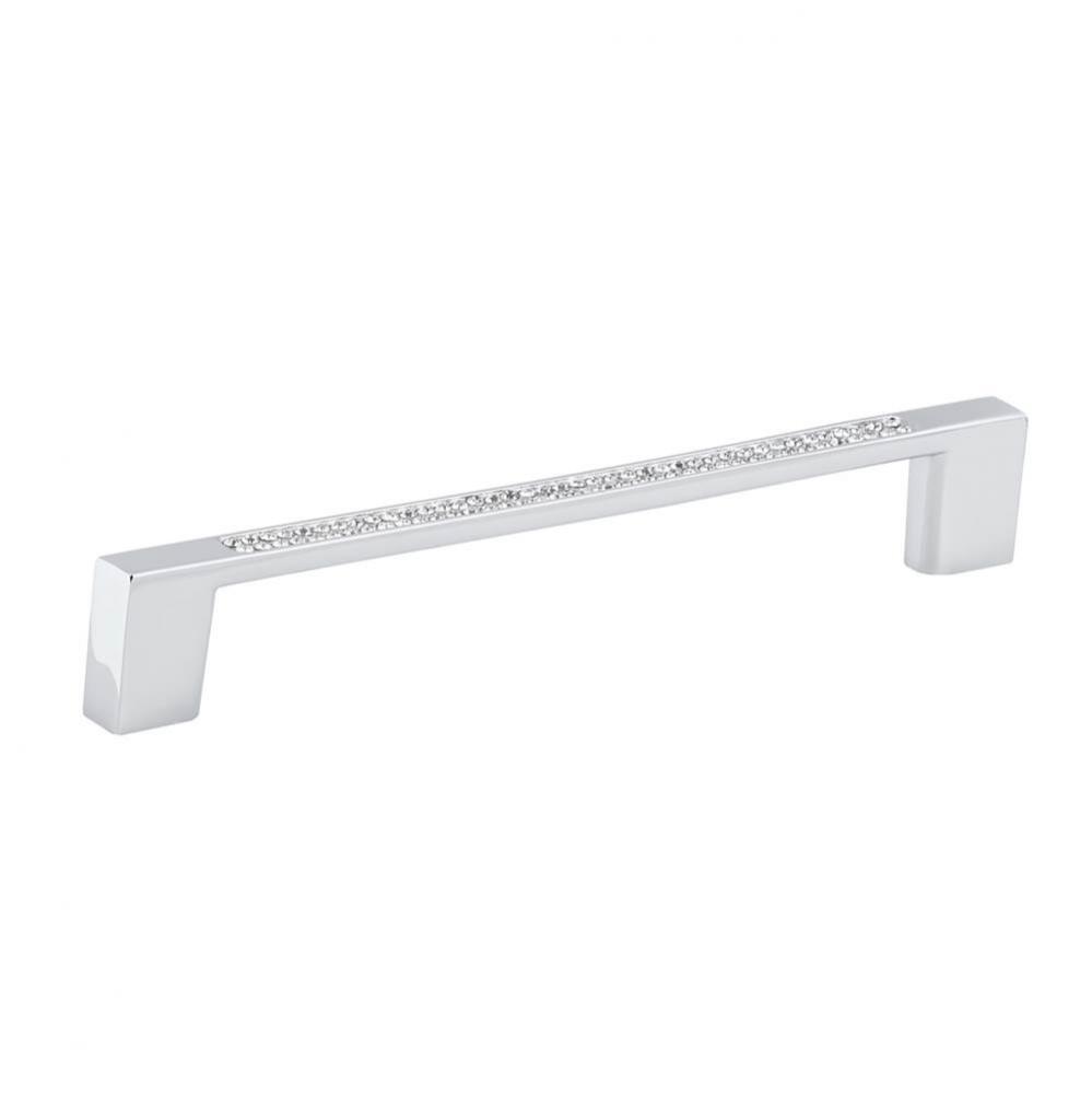 Contemporary Metal and Crystal Pull - 3535