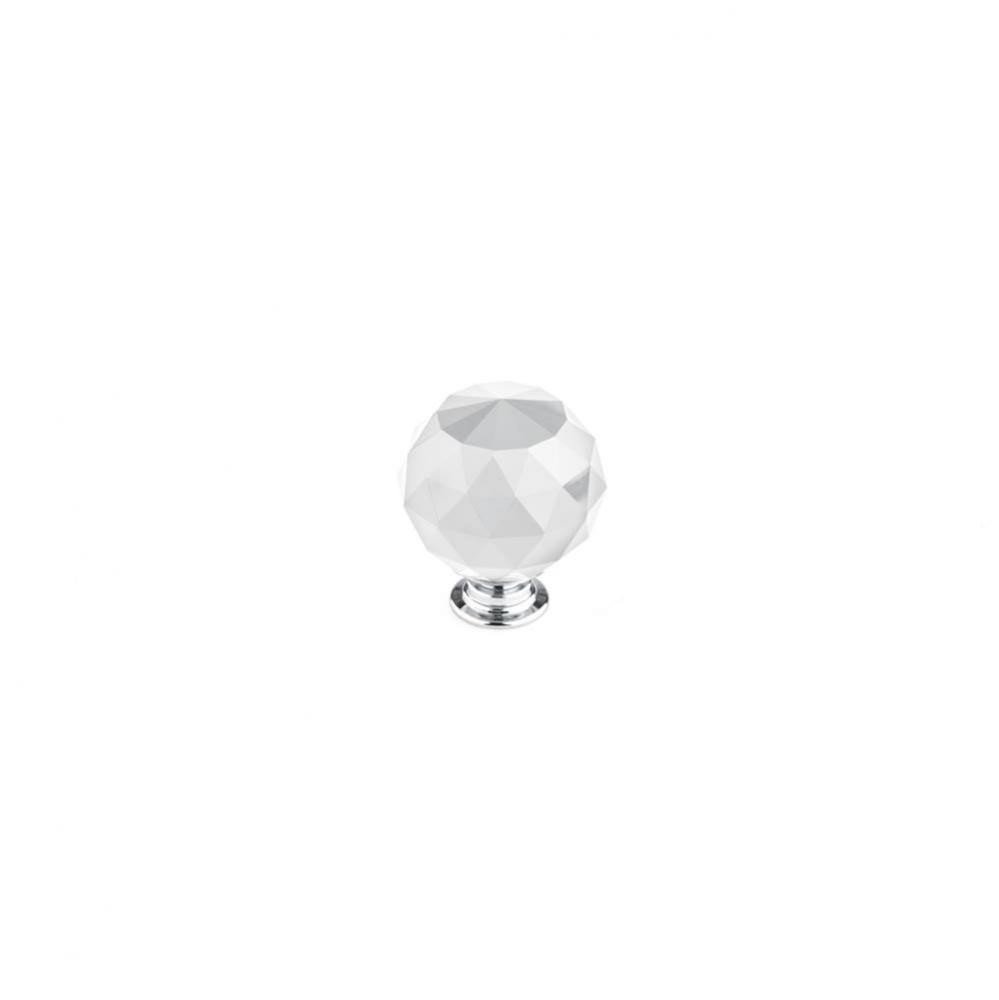 Contemporary Crystal Knob - 8737