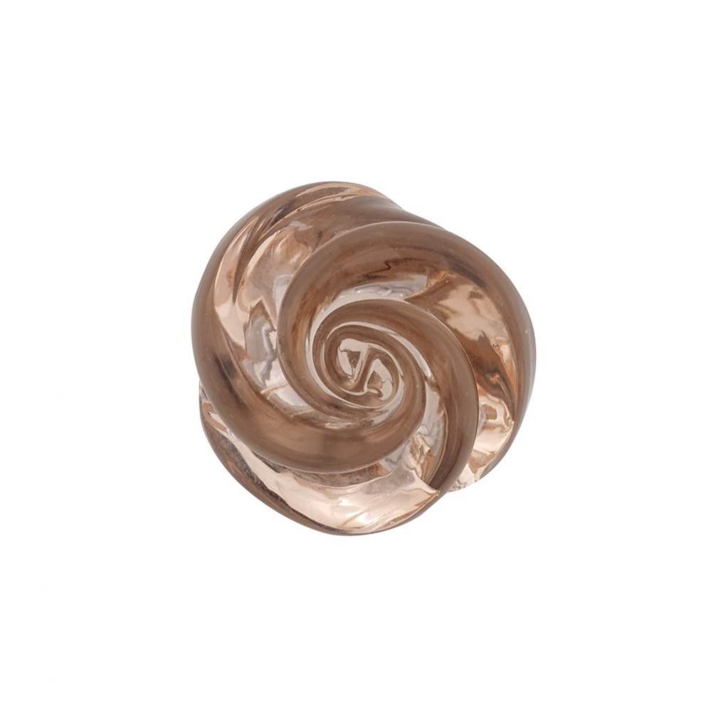 Traditional Murano Glass and Metal Knob - 9030