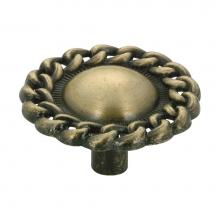 Richelieu America BP37580BB - Traditional Metal Knob - 3758