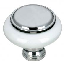 Richelieu America BP7624614030 - Eclectic Metal and Ceramic Knob - 7624