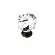 Richelieu America 9030AE11 - Traditional Murano Glass and Metal Knob - 9030