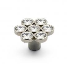 Richelieu America 30774814011 - Contemporary Swarovski Crystal and Metal Knob - 3077