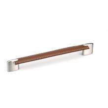 Richelieu America 74520422419545 - Contemporary Leather and Metal Pull - 745