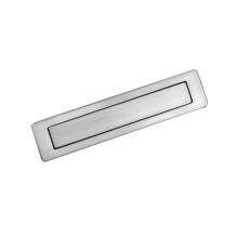 Richelieu America 745460195 - Contemporary Recessed Metal Pull - 7454