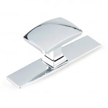 Richelieu America BP224543140 - Transitional Metal Wardrobe Knob and Backplate - 2245