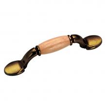 Richelieu America BP3801BB251 - Traditional Wood and Metal Pull - 3801BB