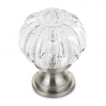 Richelieu America BP403519511 - Eclectic Acrylic and Metal Knob - 4035