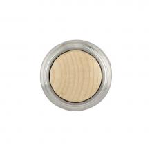 Richelieu America BP420195151 - Traditional Metal and Wood Knob - 4201
