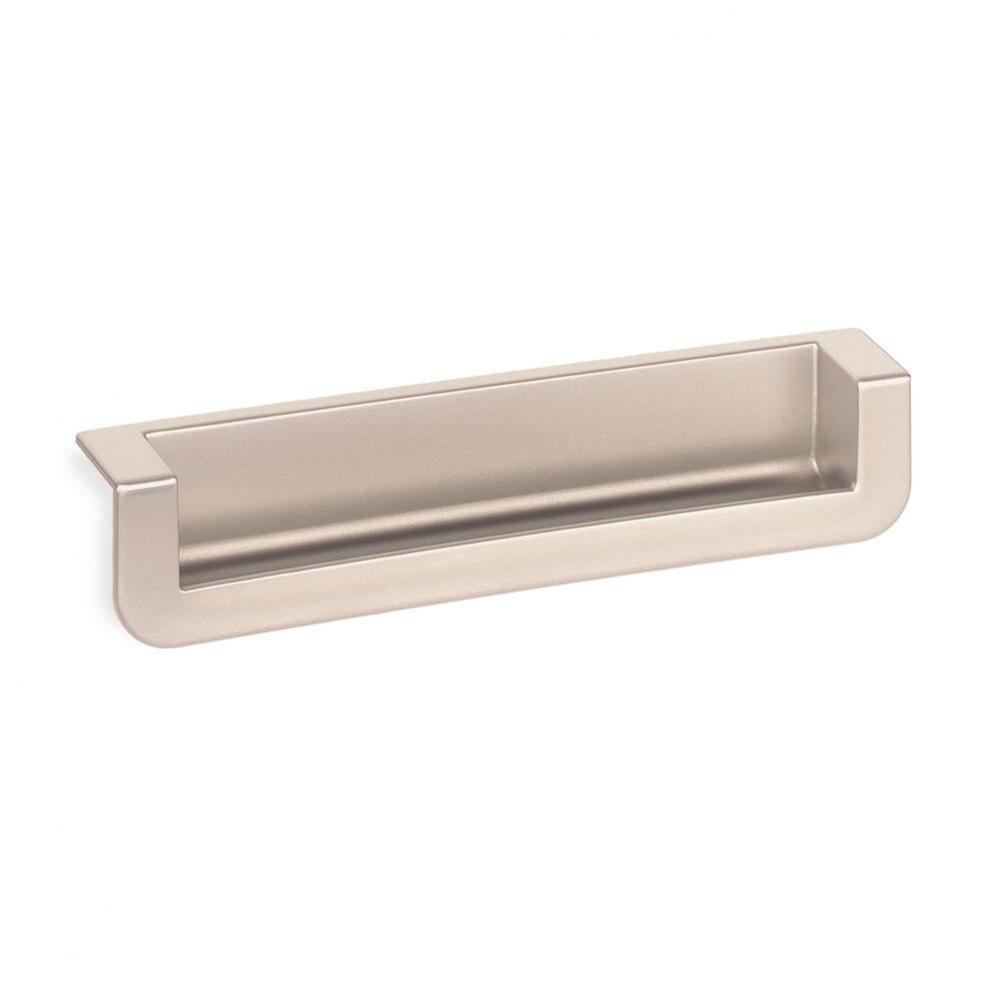 2518 Recessed Edge Pull, Satin Nickel
