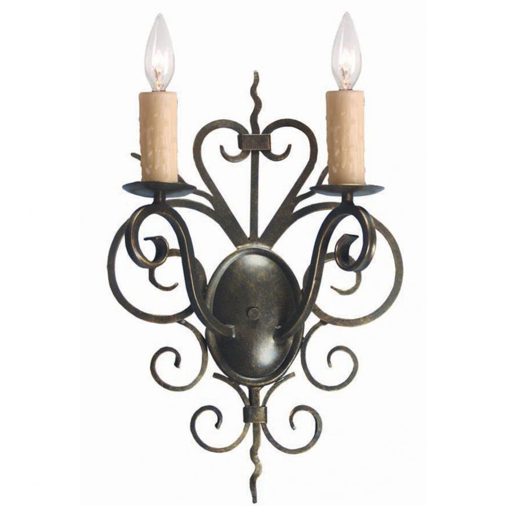 15'' Wide Kenneth 2 Light Wall