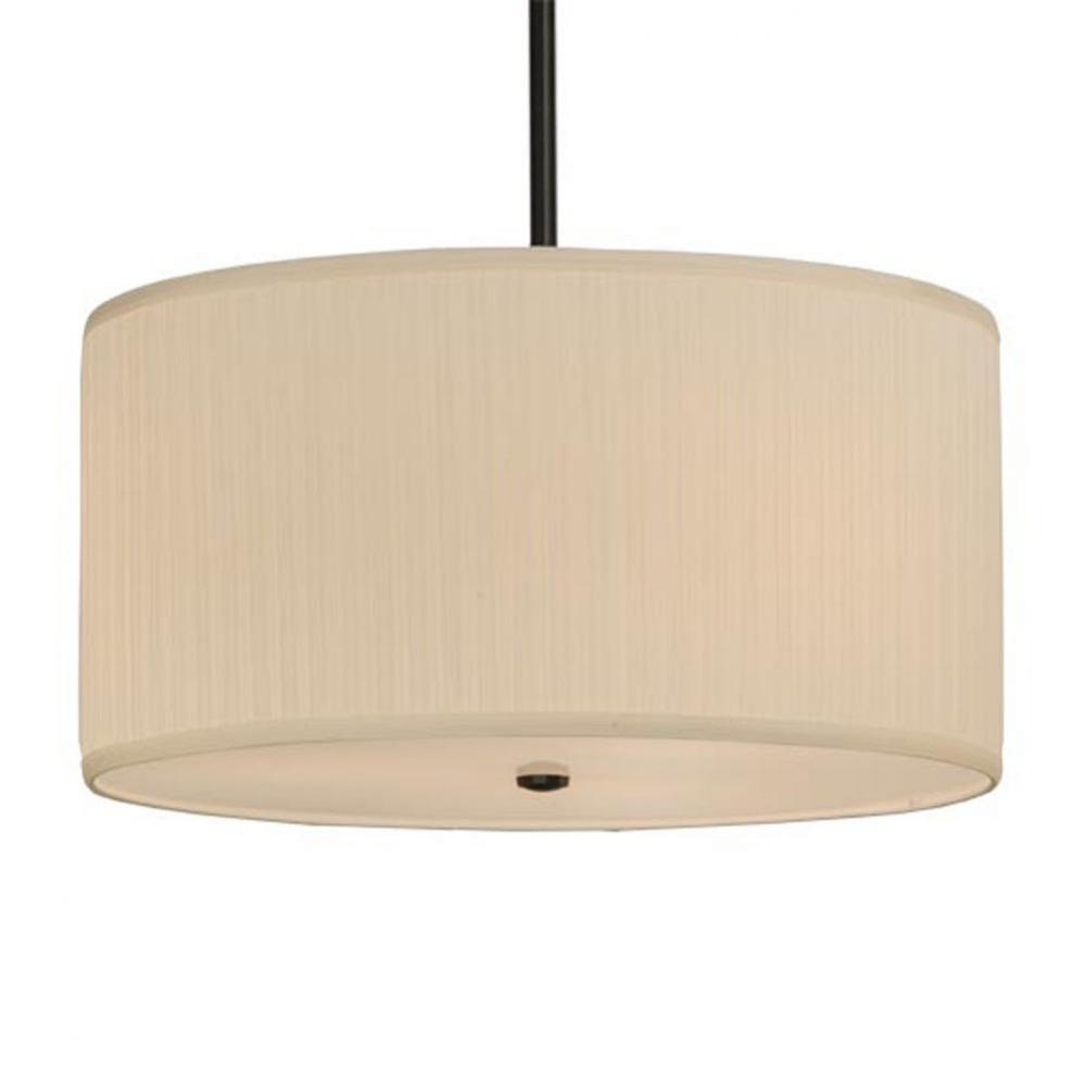 24''W Cilindro Mushroom Pleated Textrene