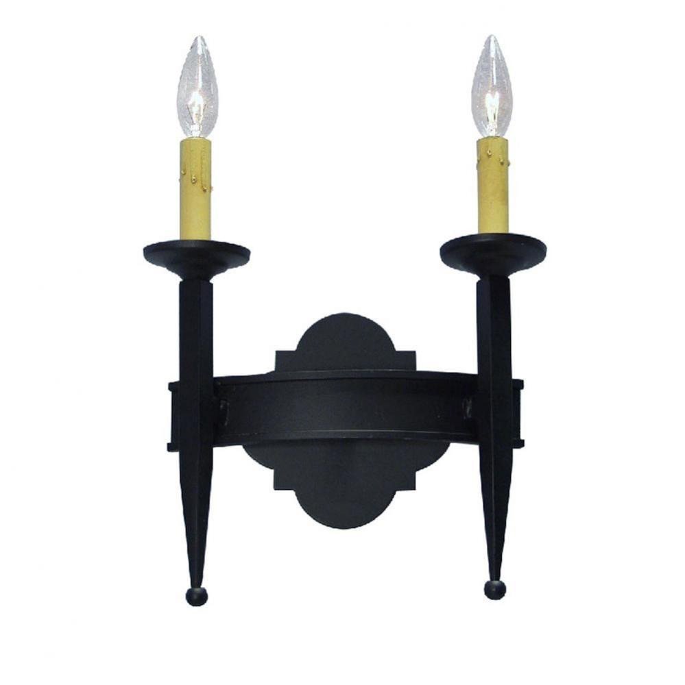 12'' Wide Fascia 2 Light Wall