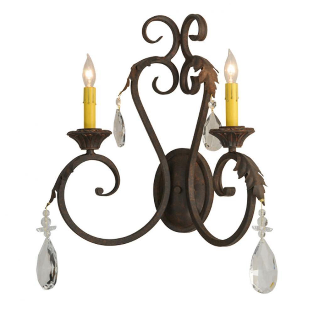 20'' Wide Josephine 2 Light Wall