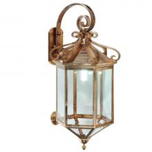 2nd Ave Designs 03.1364.21.BRZ - 21''W Anza Lantern Wall