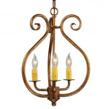 2nd Ave Designs 8018.12.ES.CHAIN - 12'' Wide Easton 3 Light