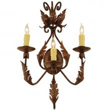 2nd Ave Designs 75400.3.28H - 16.5''W French Elegance 3 LT Wall