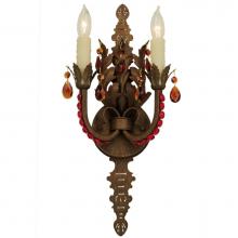 2nd Ave Designs 210717.12.X - 9''W Grosetto 2 LT Crystal Wall