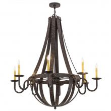 2nd Ave Designs 202256-3 - 48''W Barrel Stave Metallo 8 LT