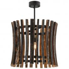 2nd Ave Designs 57846-60 - 24''W Barrel Stave Madera