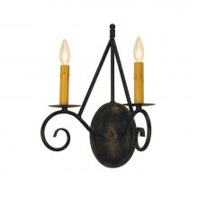 2nd Ave Designs 751116.2 - 12'' Wide Estrella 2 Light Wall