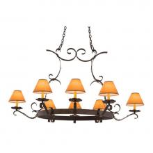 2nd Ave Designs 87029.51.ORB - 53''L Handforged 8 LT Oblong