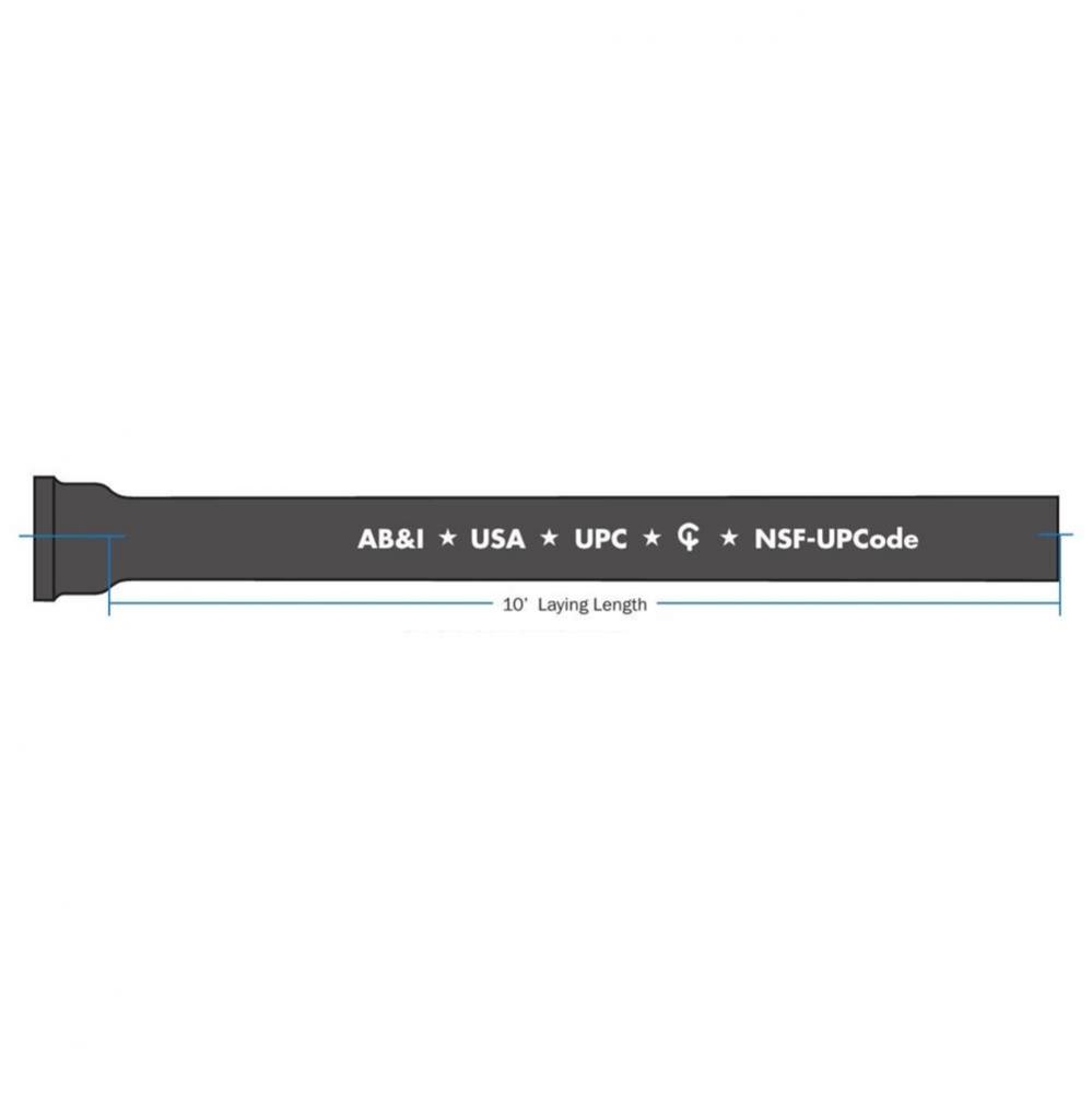 Sv 5 X 10 Sgl Hub Pipe