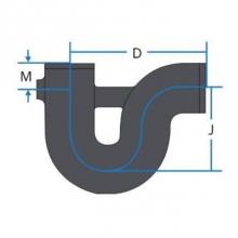 ABI Foundry 08534 - Nh 4 P Trap W/ 1/2 Tap Primer