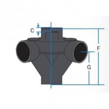 ABI Foundry 09116 - NH 4 PRISON FITTING (9-505 PLAIN)