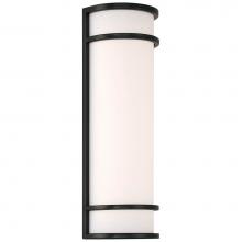 Access Lighting 20106LEDMG-BL/ACR - Cove Dual Voltage Outdoor LED Wall Mount