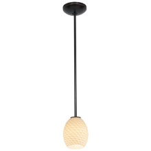 Access Lighting 28023-3R-ORB/WHTFB - LED Pendant