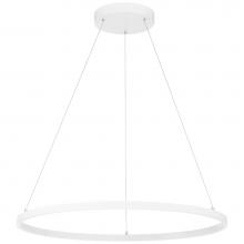 Access Lighting 52067LEDD-MWH/ACR - Dual Voltage LED Pendant