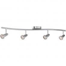 Access Lighting 52204-BS - 4 Light Adjustable Track