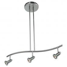 Access Lighting 52205-BS - 3 Light Adjustable Pendant or Semi-Flush