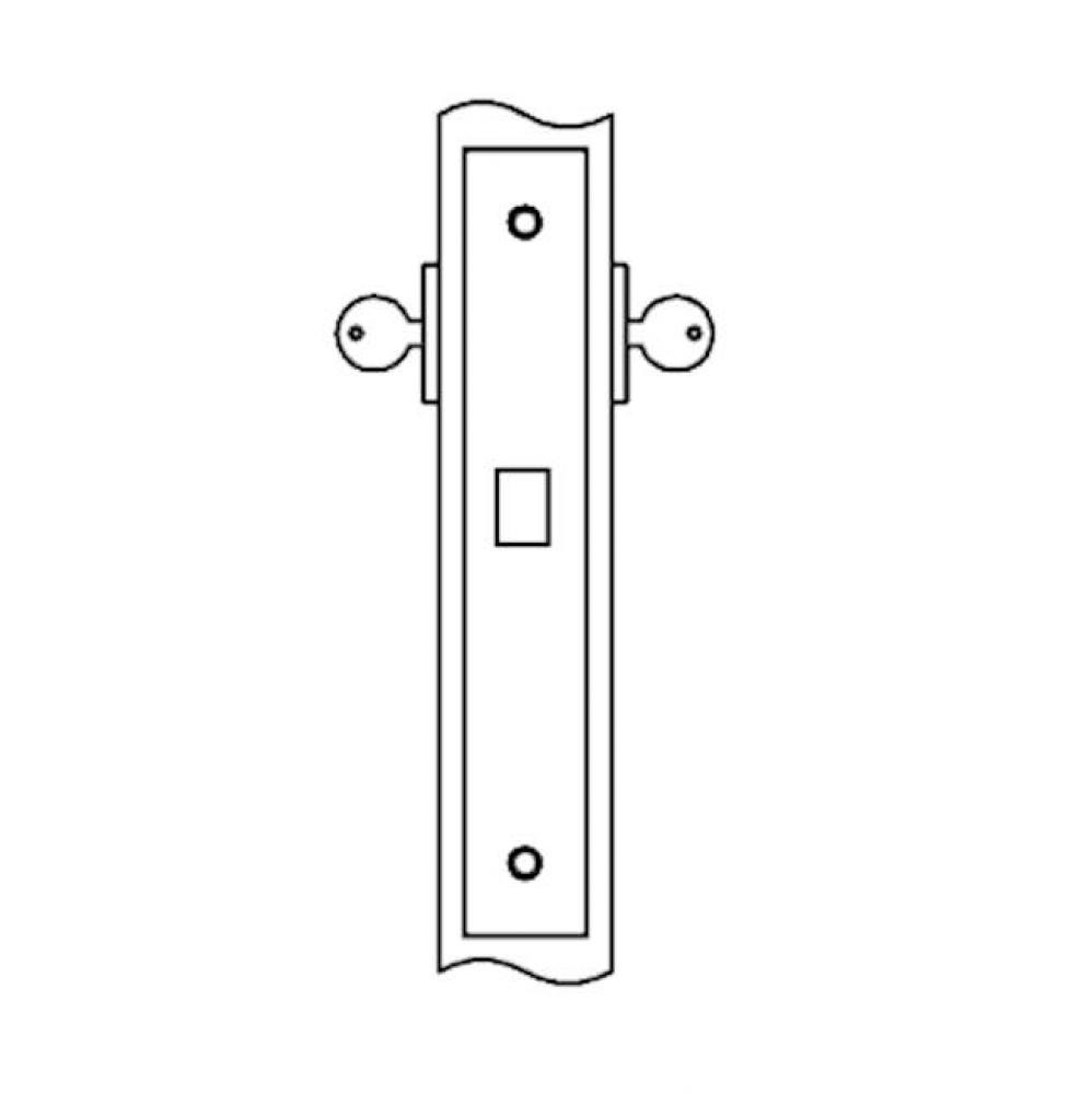 Deadlock for use with cylinders both sides (cylinders not included)