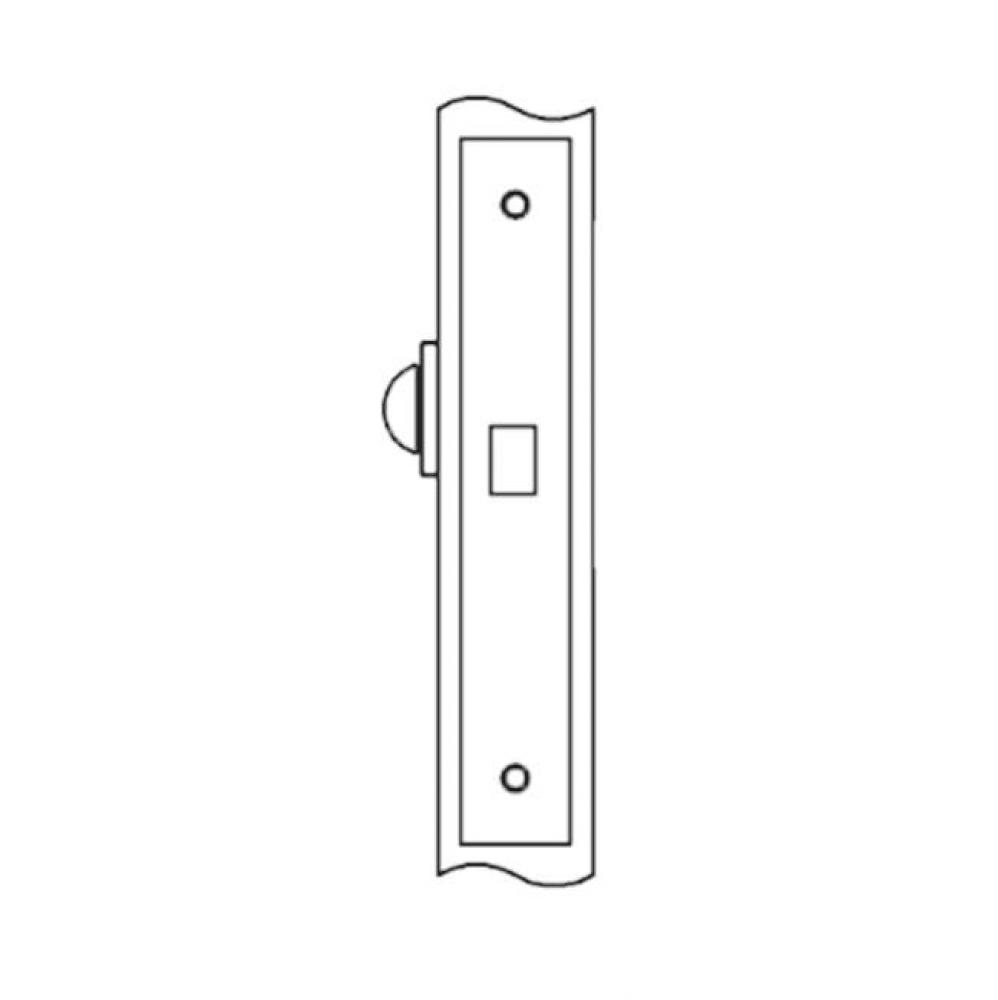 Deadlock for use with thumb turn one side only (thumb turn not included)