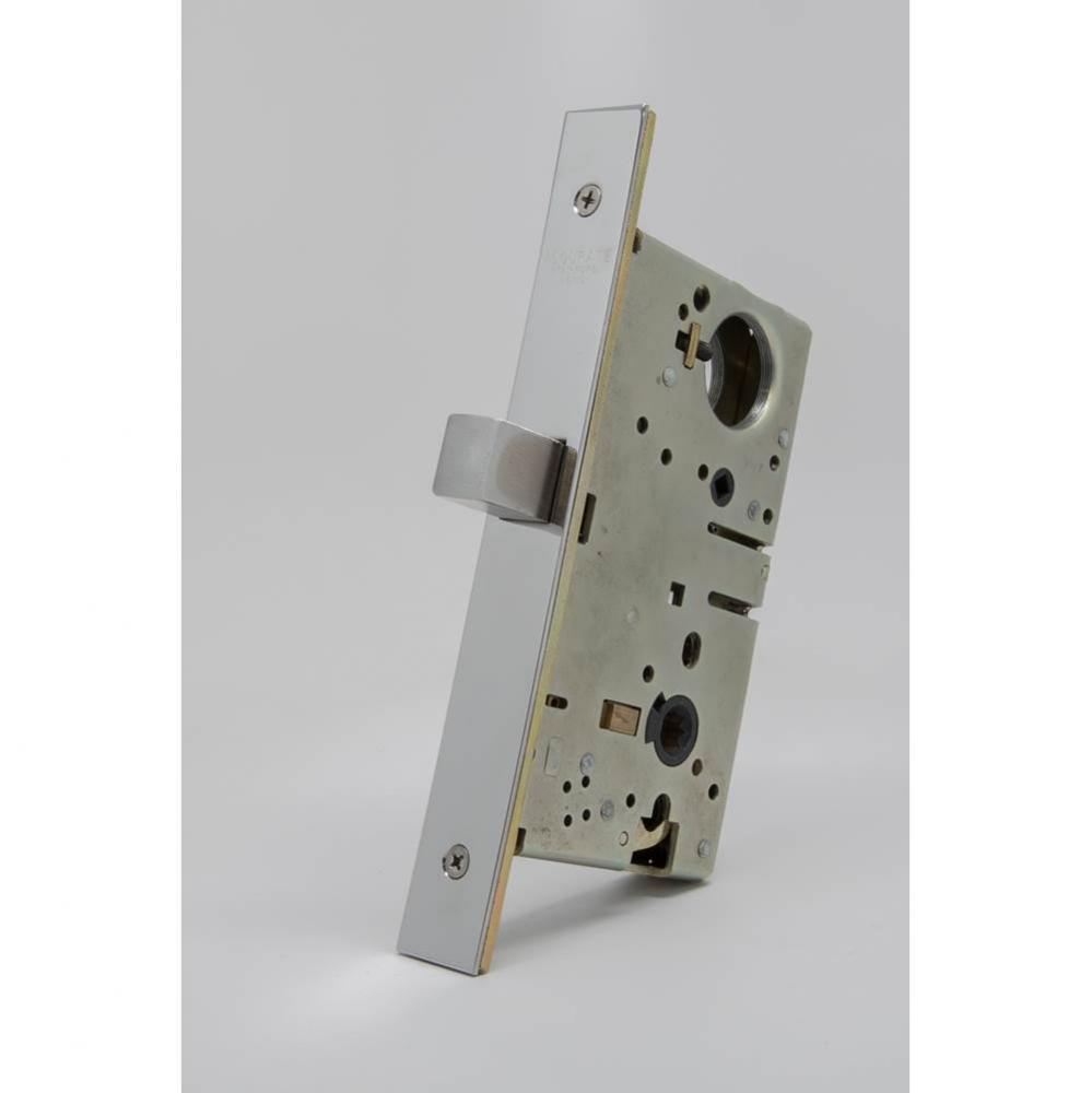 Deadlock for use with cylinder one side, thumb turn other side (cylinder and thumb turn not includ